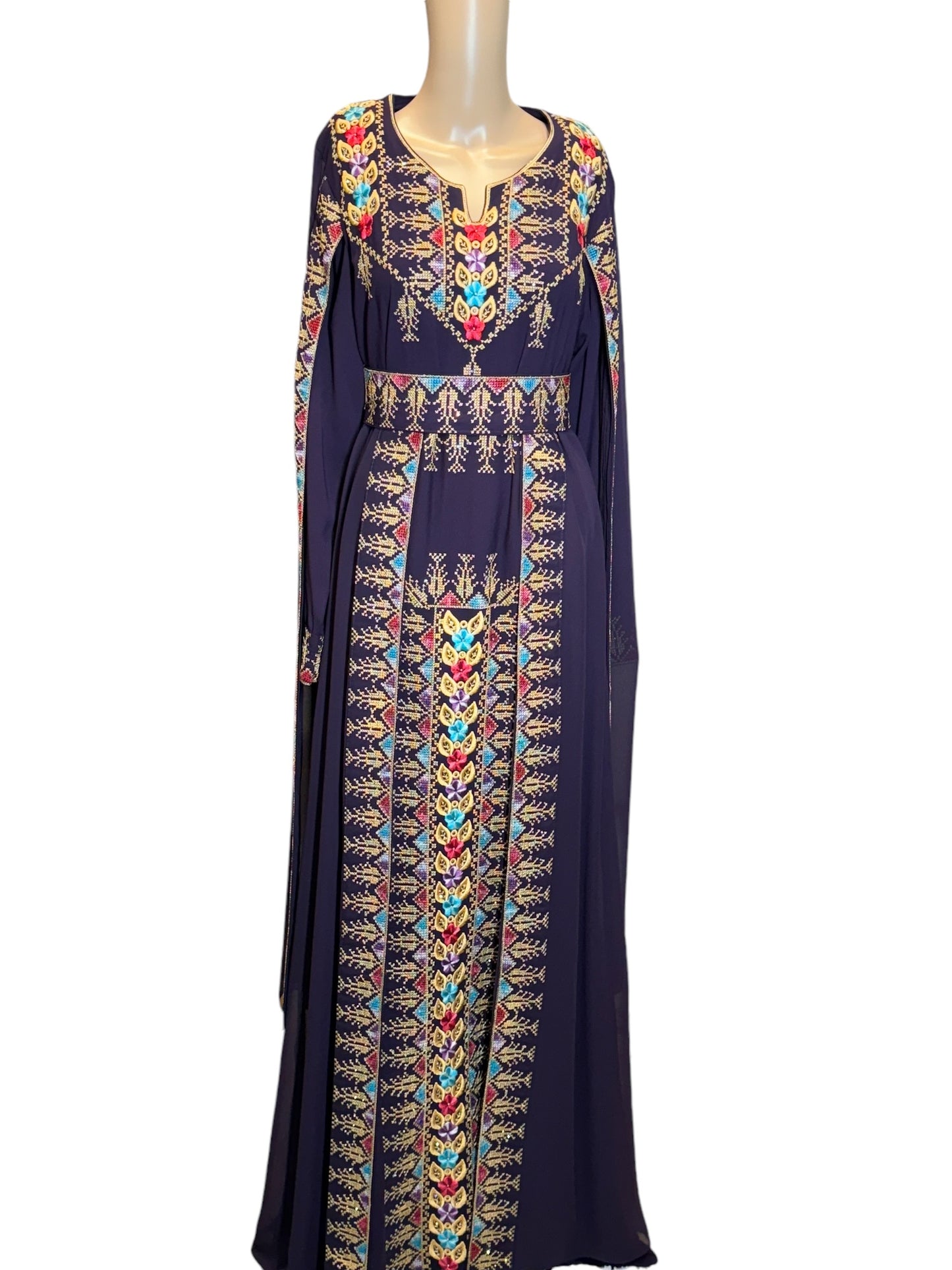 Chiffon and Satin Falahi Thoup